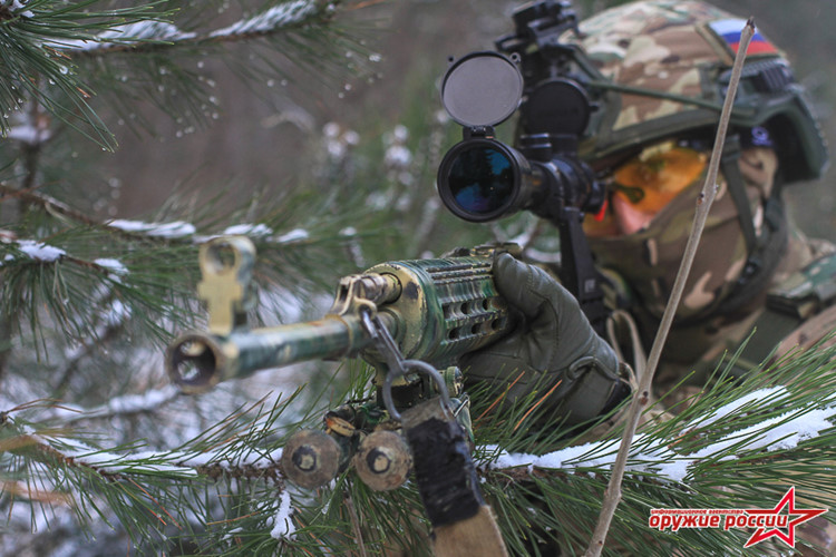 Hầm hố Hải quân Đánh bộ Nga tác chiến giữa rừng băng tuyết